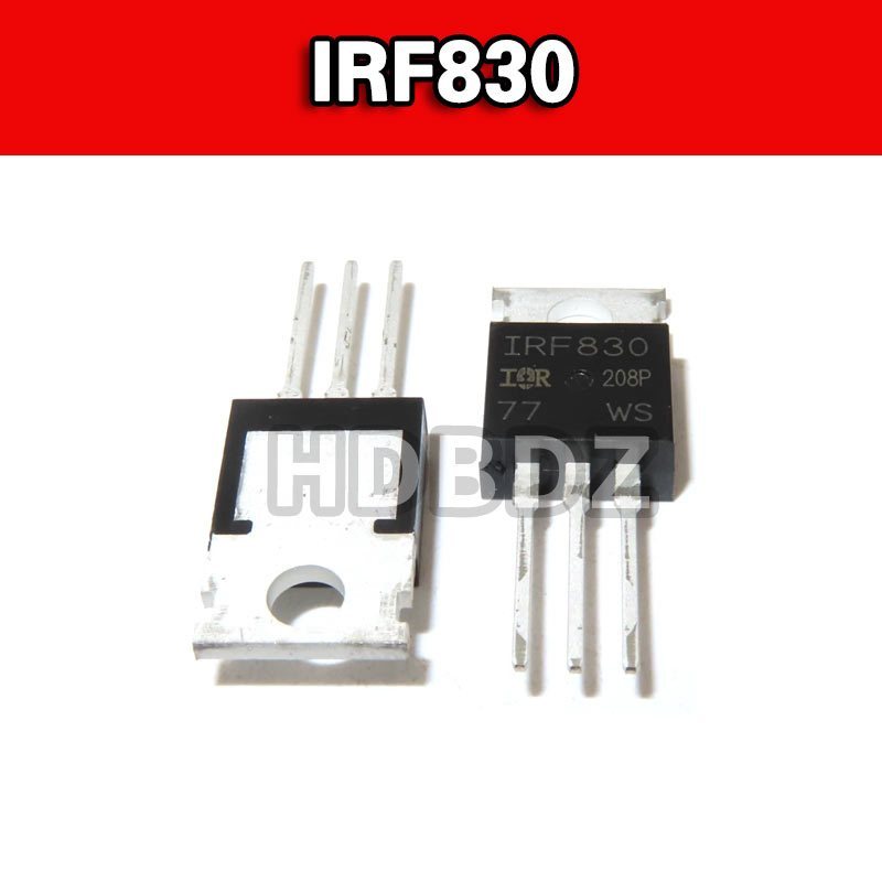 5PCS IRF830 IRF830PBF TO220 MOS Trường Hiệu Ứng Ống Triode 4.5A 500V IC