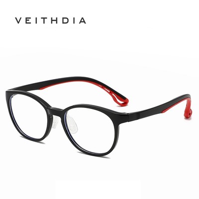 VEITHDIA Unisex dành cho bé trai và bé gái Miếng đệm mũi mềm silicon siêu nhẹ thân thiện với da Kính TR để mặc thường ngày JR8472
