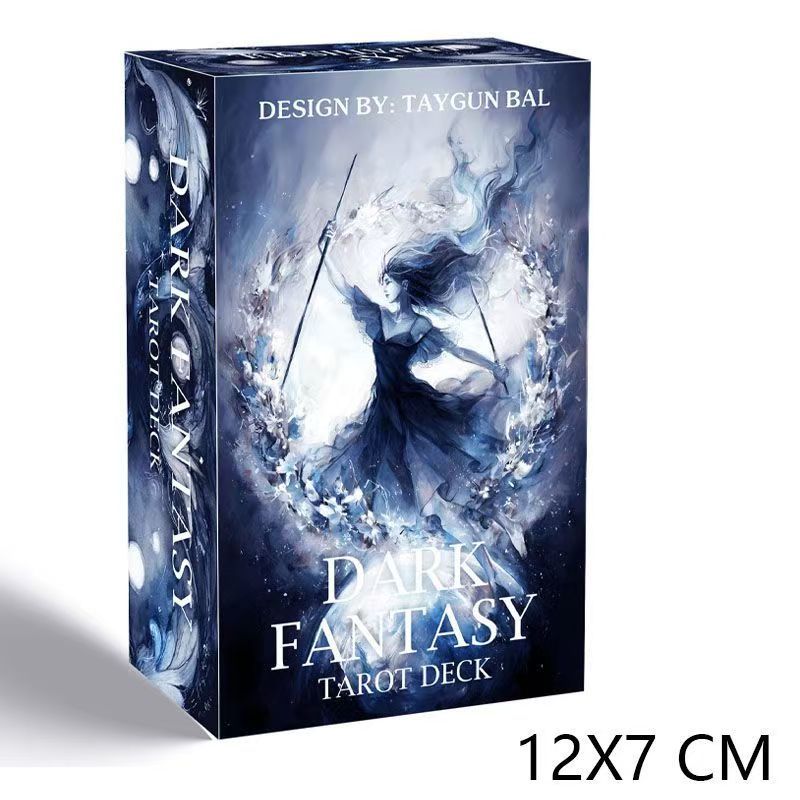 Dark Fantasy Tarot Dark Fantasy Tarot Dark Fantasy Tarot 12X7CM Bảng Tiếng Anh Trò Chơi Thẻ Trò Chơi