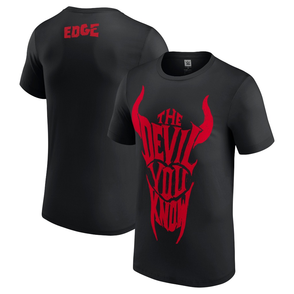 Áo thun nam Wwe Black Edge The Devil You Know