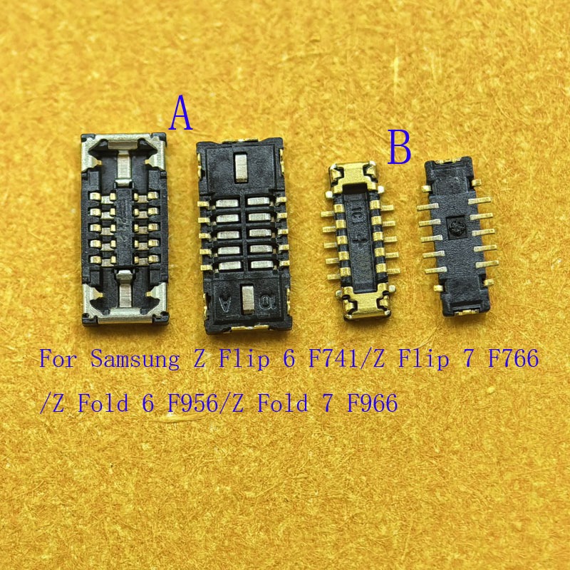 10-50 Chiếc Vân Tay Nút Home FPC Kết Nối Cắm Cho Samsung Z Flip 6 F741 F766 Gấp 7 F956 F966 Touch ID