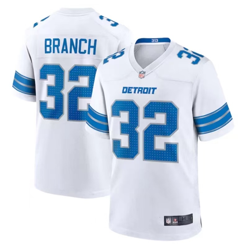 Áo bóng bầu dục NFL Detroit Lions Detroit Lions Jersey 32 #Branch