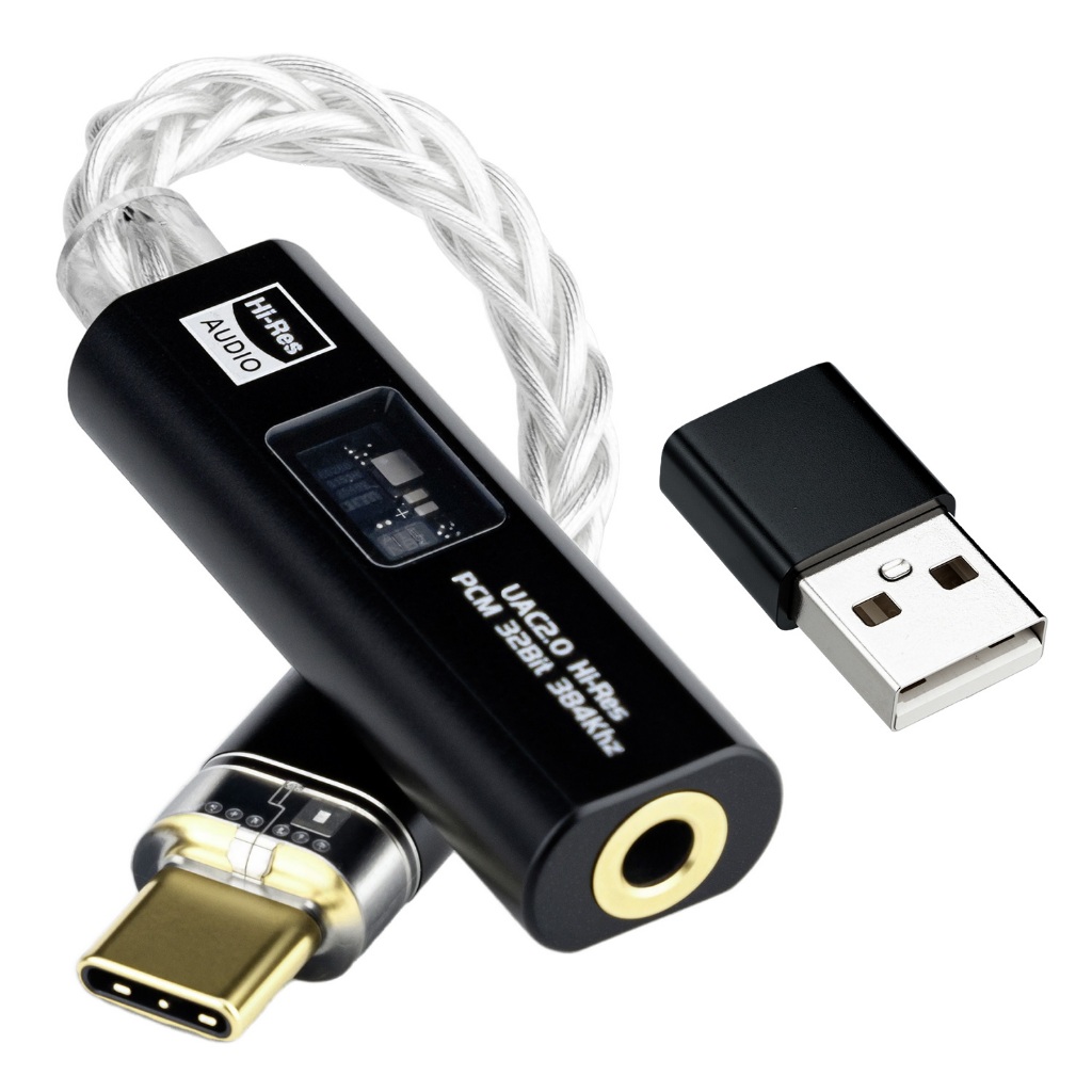 Bộ chuyển đổi tai nghe DAC Mcbazel USB C sang 3,5mm với Chip kép CX31993 & MAX97220 cho PS5 / Ninten
