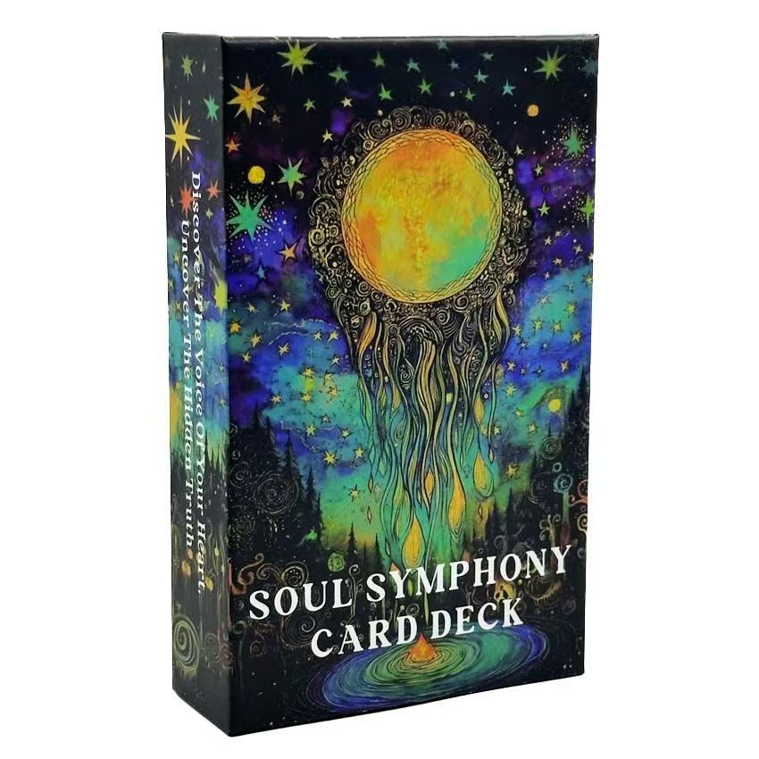 Soul Symphony Oracle Soul Symphony Oracle Soul Symphony Oracle 12x7cm Thẻ trò chơi bảng tiếng Anh