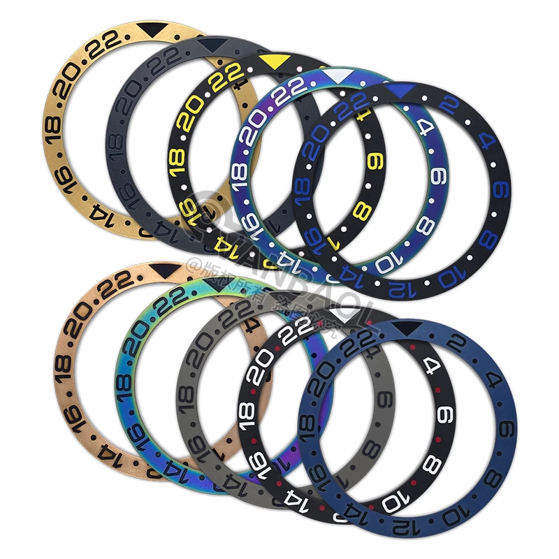 Phụ Kiện Đồng Hồ Thích Hợp Cho GMT Viền Viền Viền Gốm Vạt Vòng Ngoài Vách Ngăn 38 * 30,7mm