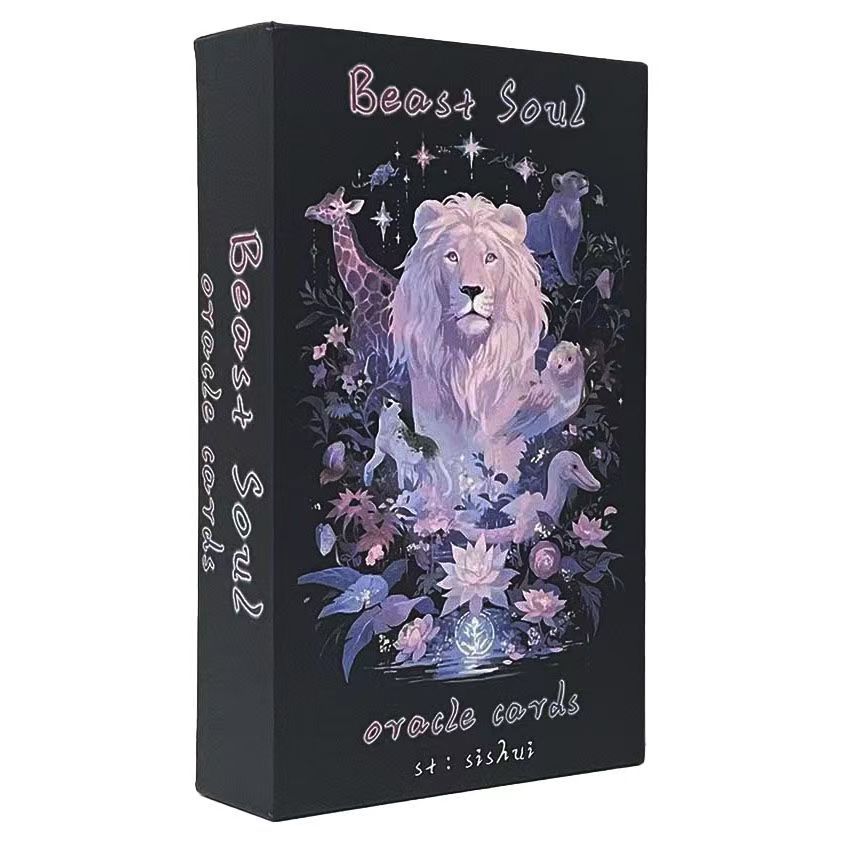 Beast Soul Oracle Cards Beast Soul Oracle Cards Heaven and Earth Cover 12X7cm Bảng Tiếng Anh Trò Chơ
