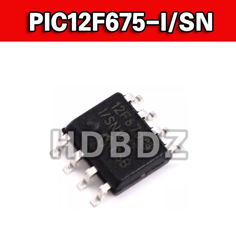 PIC12F675-I/SN 12F675 SOP8  PIC IC SMD 8BIT  Flash Vi Điều Khiển Chip