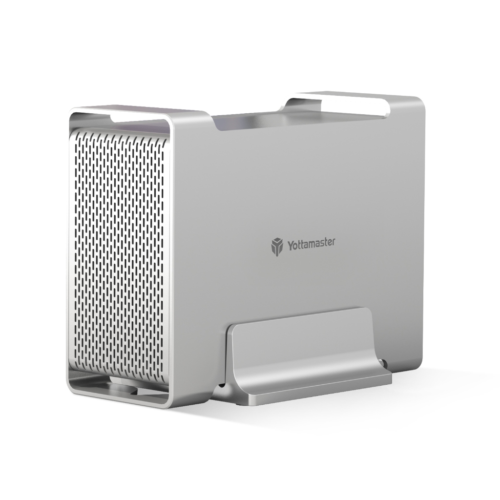 Vỏ ổ cứng Yottamaster 2 Bay RAID Nhôm ngoài 2.5 "/ 3.5" SATA SSD / HDD Hỗ trợ RAID 0 / 1 / SPAN