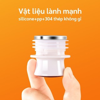 Gianxi Nút chai hiển thị nhiệt độ thông minh，Chất liệu silicone，Lõi thép không gỉ 304