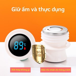 Gianxi Nút chai hiển thị nhiệt độ thông minh，Chất liệu silicone，Lõi thép không gỉ 304