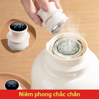 Gianxi Nút chai hiển thị nhiệt độ thông minh，Chất liệu silicone，Lõi thép không gỉ 304