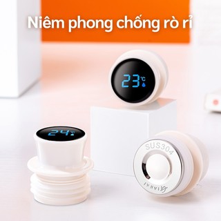Gianxi Nút chai hiển thị nhiệt độ thông minh，Chất liệu silicone，Lõi thép không gỉ 304