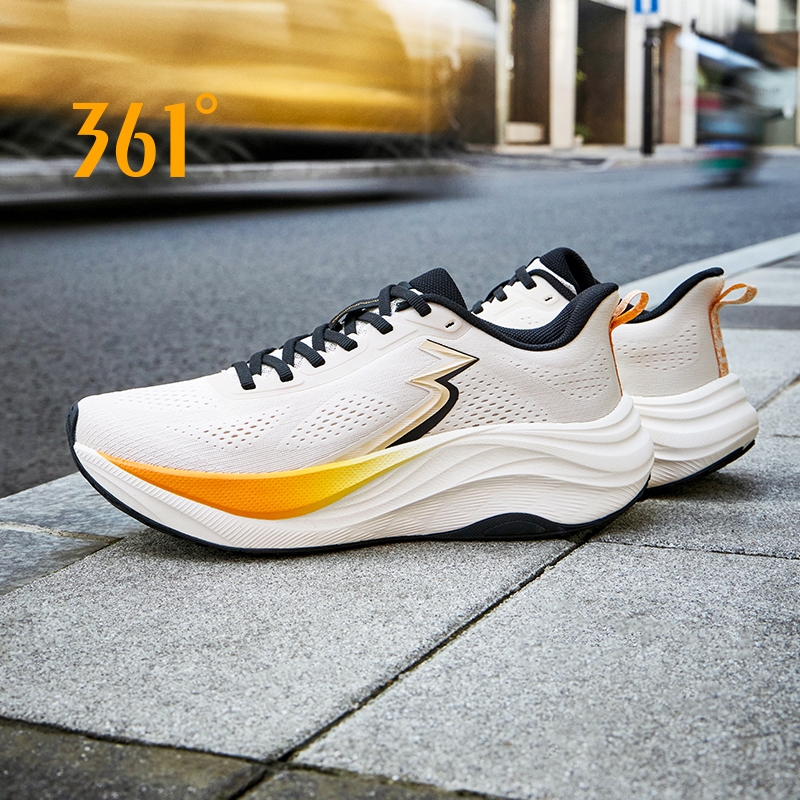 361° 【10km】Giày Chạy Bộ O2 Mới 2026 Bề Ngang Rộng 10mm QZYFOAM Giảm Sốc Chạy Thoáng Khí Bền Gym