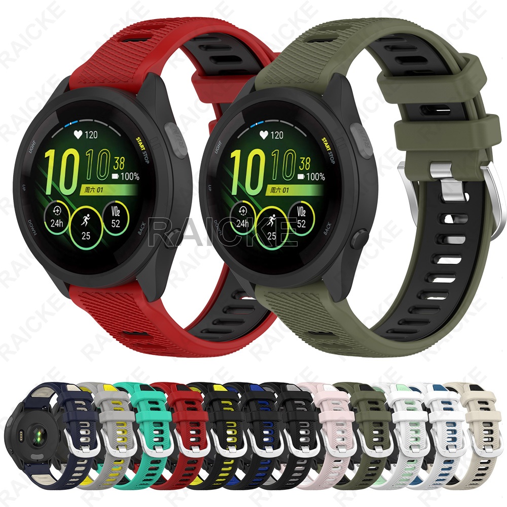 Dây đeo thay thế dây đeo silicon thể thao cho Garmin Forerunner 265S / 265S Music / 255S / Venu 3s /