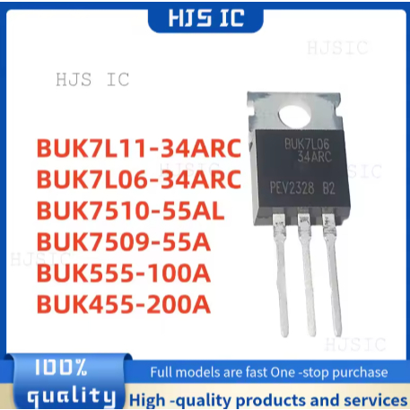 1-5 CÁI MỚI BUK7L11 BUK7L11-34ARC BUK7L06 BUK7L06-34ARC BUK7510-55AL BUK7509-55A BUK555-100A BUK455-
