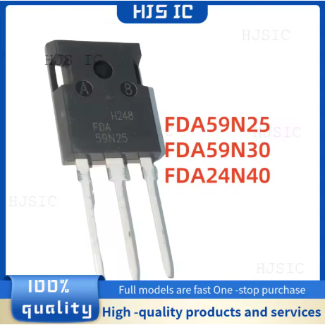 1-5 CÁI chất lượng FDA59N25 59N25 FDA59N30 59N30 FDA24N40F 24N40 TO-3P Bóng bán dẫn hiệu ứng trường 