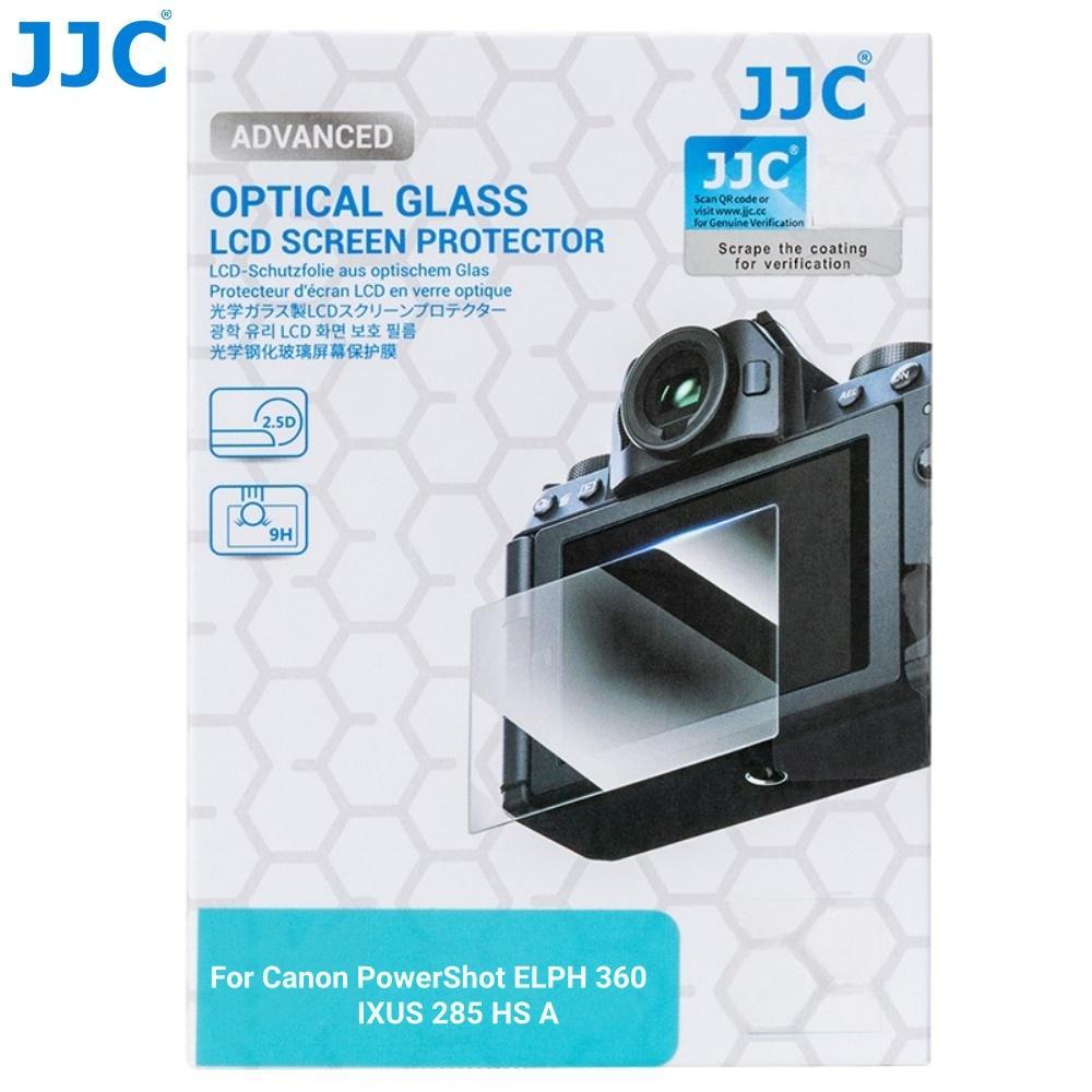 JJC Kính Cường Lực Bảo Vệ Màn Hình Trong (3 Gói) Cho Canon PowerShot ELPH 360 HS IXUS 285HS IXY 650 