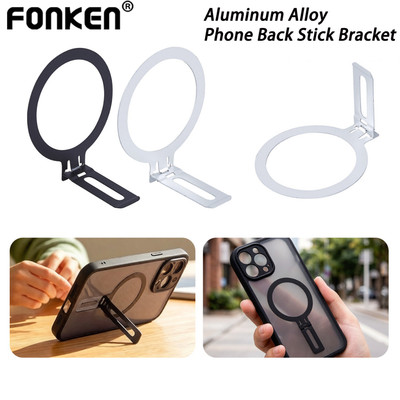 Fonken Giá đỡ điện thoại siêu mỏng Giá đỡ điện thoại hợp kim nhôm Giá đỡ máy tính để bàn đỡ mặt sau