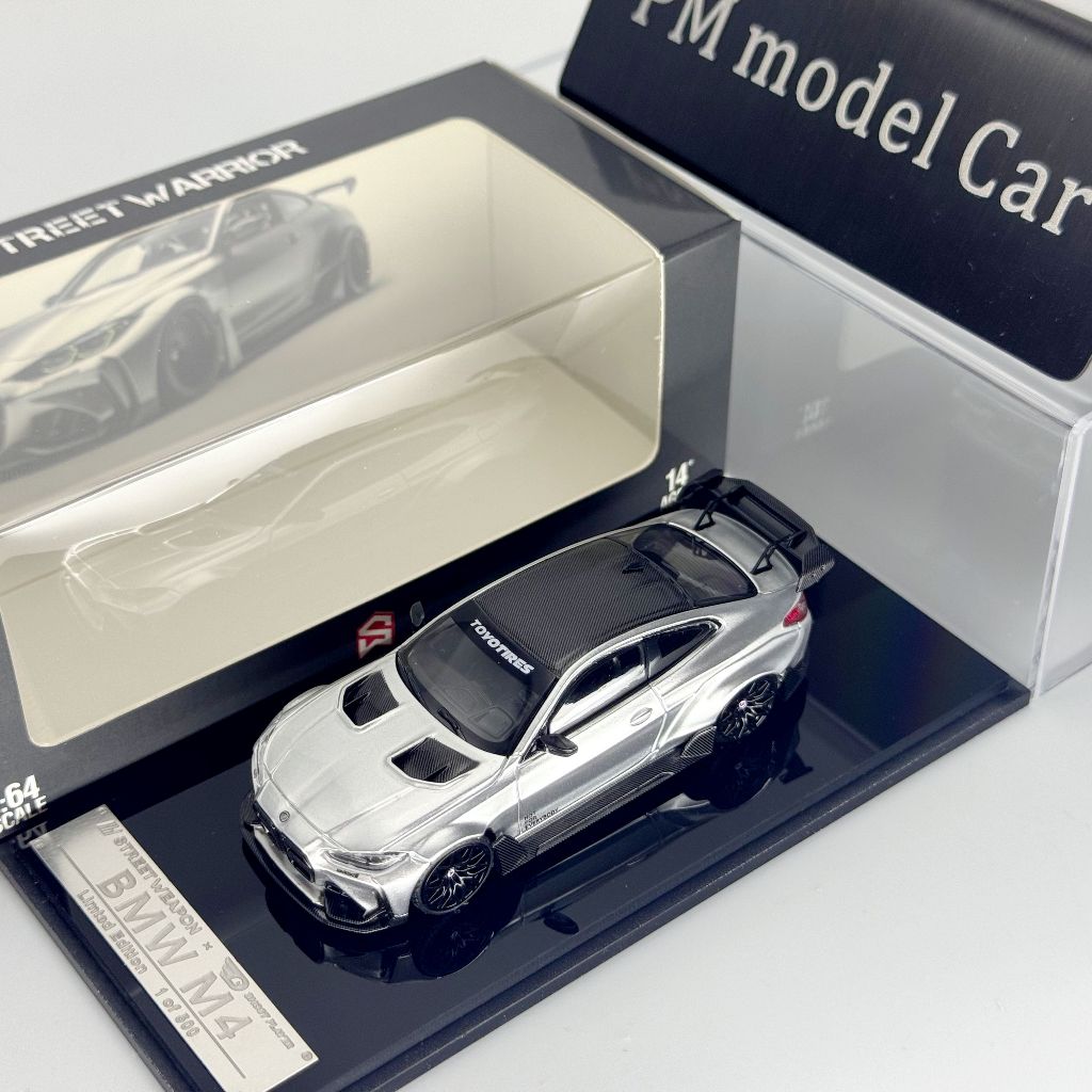 SW 1: 64 BMW M4 G82 ADRO Body Kit Thân Rộng Hợp Kim Sửa Đổi Diecast Mô Hình Xe Sưu Tập Quà Tặng