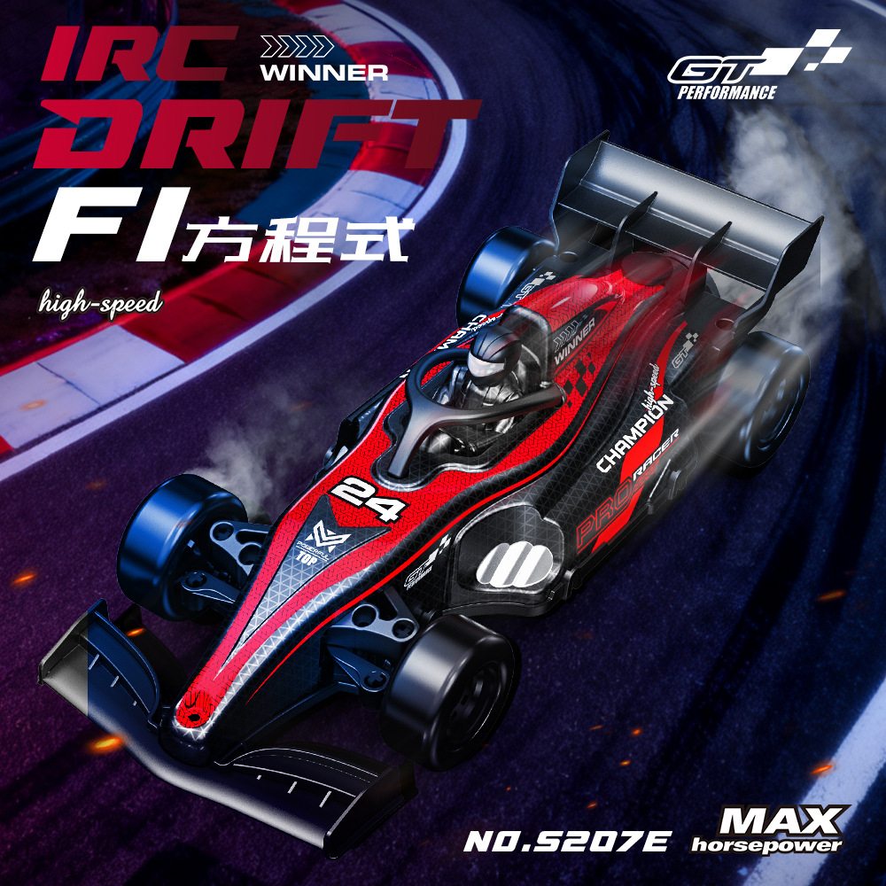 1: 20 4WD F1 RC Drift Car 40KM / H Xe đua công thức điều khiển từ xa tốc độ cao có đèn phun 2.4G Xe 
