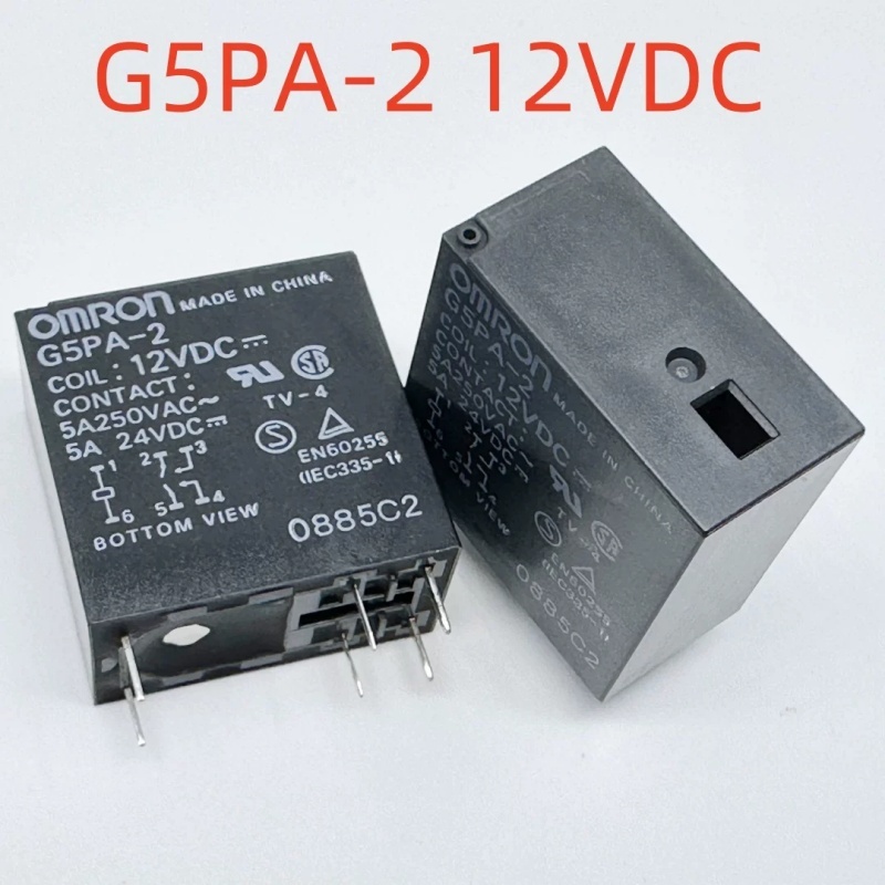 Rơle G5PA-2 12VDC 24VDC 6 chân 5A