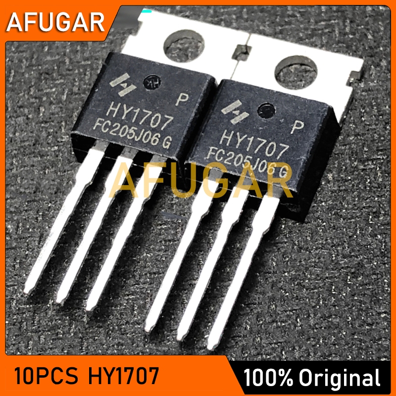 10 Chiếc Chính Hãng HY1707 HY1707P TO-220 1707 70V / 80A MOSFET Transistor Mới