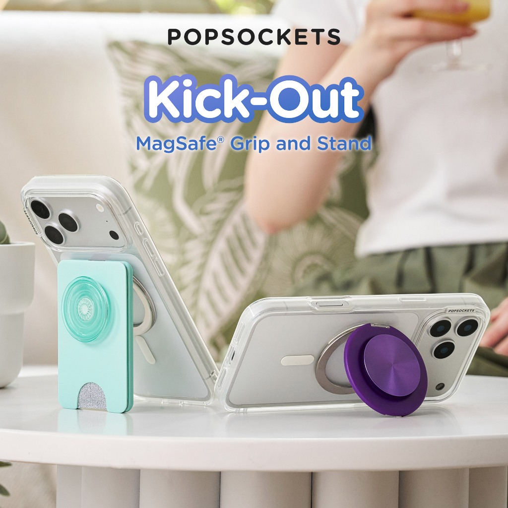 PopSockets MagSafe Kick-Out Grip & Stand | Kẹp điện thoại cao cấp | Giá đỡ iPhone MagSafe tốt nhất &