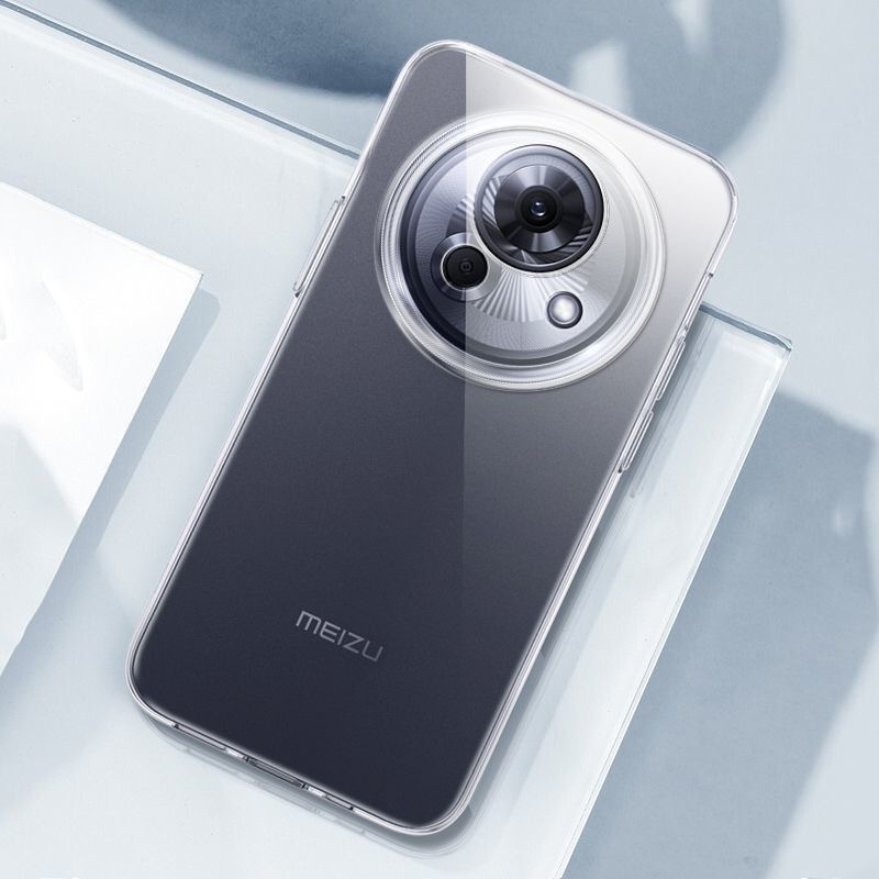 Vỏ Chống Rơi Cho Meizu Lucky 08 5G Slim Mềm TPU Silicon Trong Suốt Cho Meizu Lucky08 Vỏ Chống Sốc