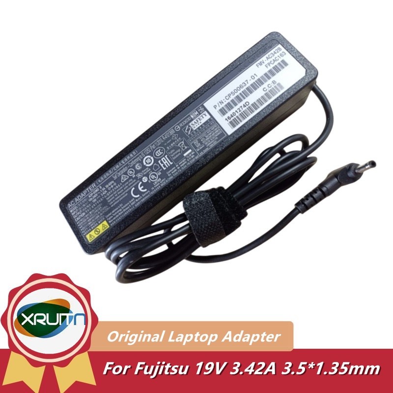 Bộ sạc nguồn Fujitsu AC 19V 3.42A 65W 3.5 * 1.35mm FPCAC163 ADP-65MD FMV-AC342B Dành cho Fujitsu Sty