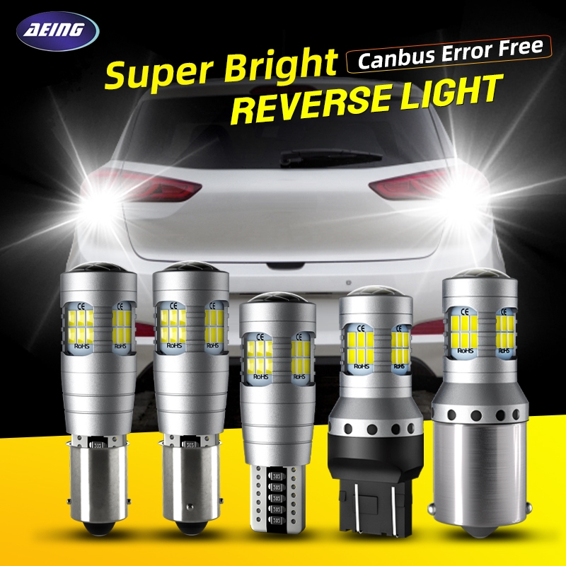 AEING 2 Chiếc W16W T15 1156 BA15S P21W 7440 W21W BAX9S H6W BAY9S H21W Led Canbus Không Lỗi Đèn Dự Ph