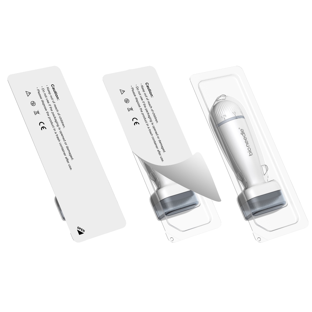 Derma stamp Bio Needle 120 Bio Needles Kích thước kim có thể điều chỉnh để điều trị tóc Da mặt