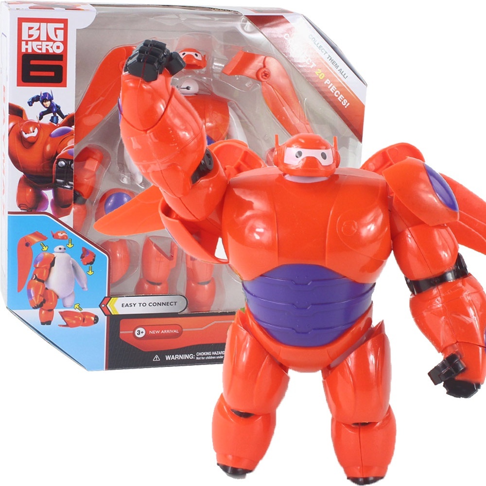 2025 Chất Lượng Cao 16cm Hoạt Hình Big Hero 6 Baymax Fat Man Anime Hình Đồ Chơi Baymax Mô Búp Bê Pvc