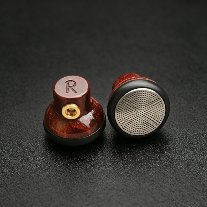 Tai nghe FENGRU ZERO đầu phẳng bằng gỗ 32Ohm màng Titan HIFI, chuẩn MMCX tháo rời, chất âm audiophil