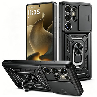 Chống sốc nặng trường hợp điện thoại cứng với khung kim loại Áp dụng cho Galaxy S26 Ultra S25 Ultra S26 Fe S24 Ultra S23 Ultra