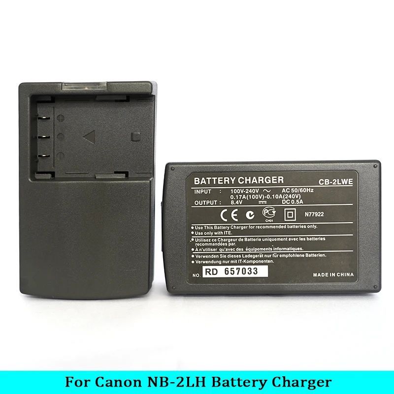 Bộ sạc pin CB-2LWE CB-2LTE cho máy ảnh Canon EOS 350D, 400D, G7, G9, S30, S50, S80, DC420, DC411, DC