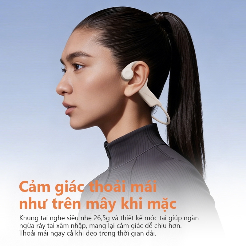 Tai nghe Bluetooth dẫn truyền xương Lenovo Sunyao S107 Công nghệ truyền dẫn hướng Giảm tiếng ồn độ phân giải cao Tuổi thọ pin siêu dài Bluetooth 6.0 | BigBuy360 - bigbuy360.vn