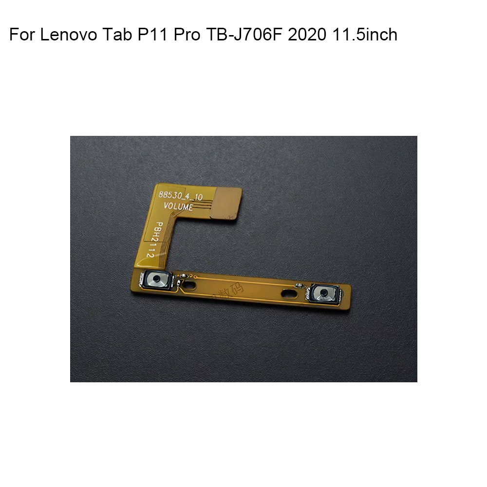 Dành Cho Lenovo Tab P11 Pro TB-J706F 2020 11.5 Inch Nút Âm Lượng Cáp Mềm Cho Lenovo Tab P 11 Pro Tăn