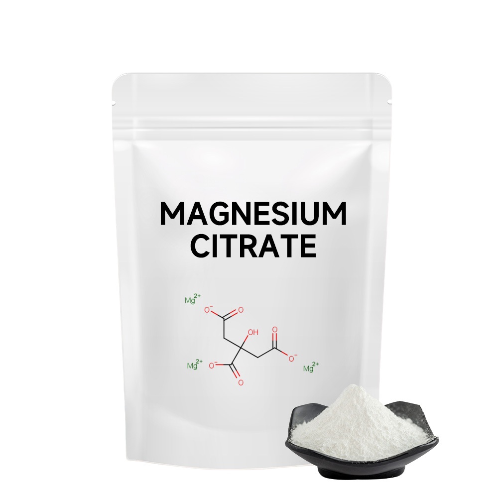 Bán buôn Bột Magiê Citrate cấp thực phẩm CAS 7779-25-1 Bột bổ sung Magiê Citrate