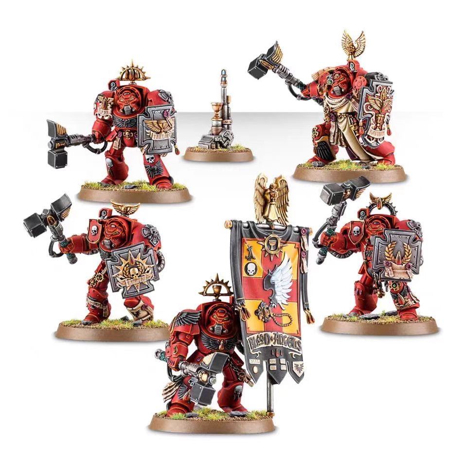 SK-E412 Nhựa Trắng Mẫu Mảnh Melee War--Terminator--Sage Blood Angel OVWQ