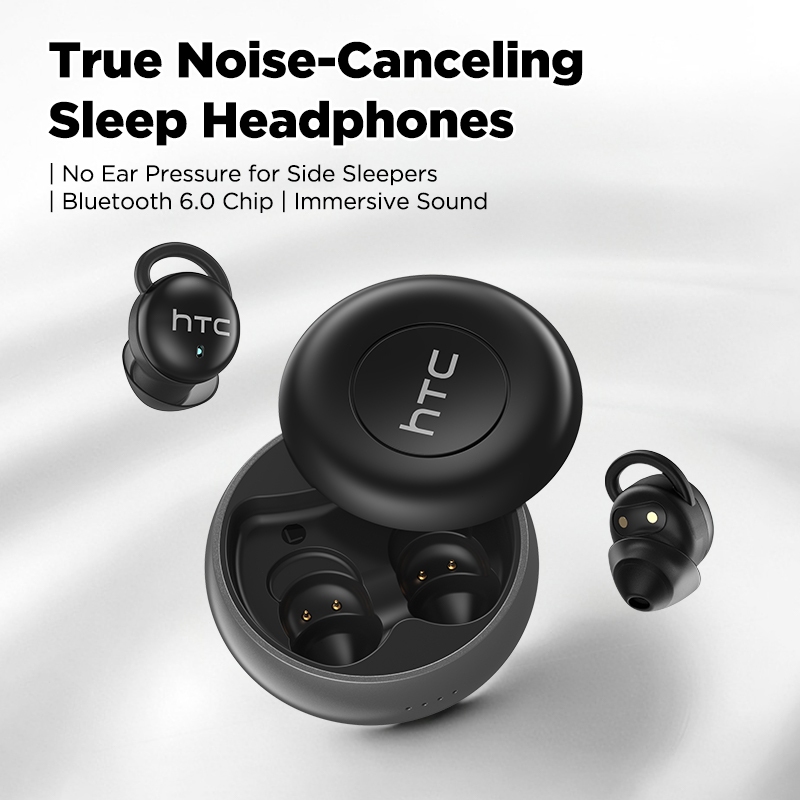 HTC NE91 Tai nghe chống ồn khi ngủ Chống ồn kép (ANC + Vật lý), thiết kế ôm khít 108°, Bluetooth 6.0, chất lượng âm thanh Hi-Fi. | BigBuy360 - bigbuy360.vn