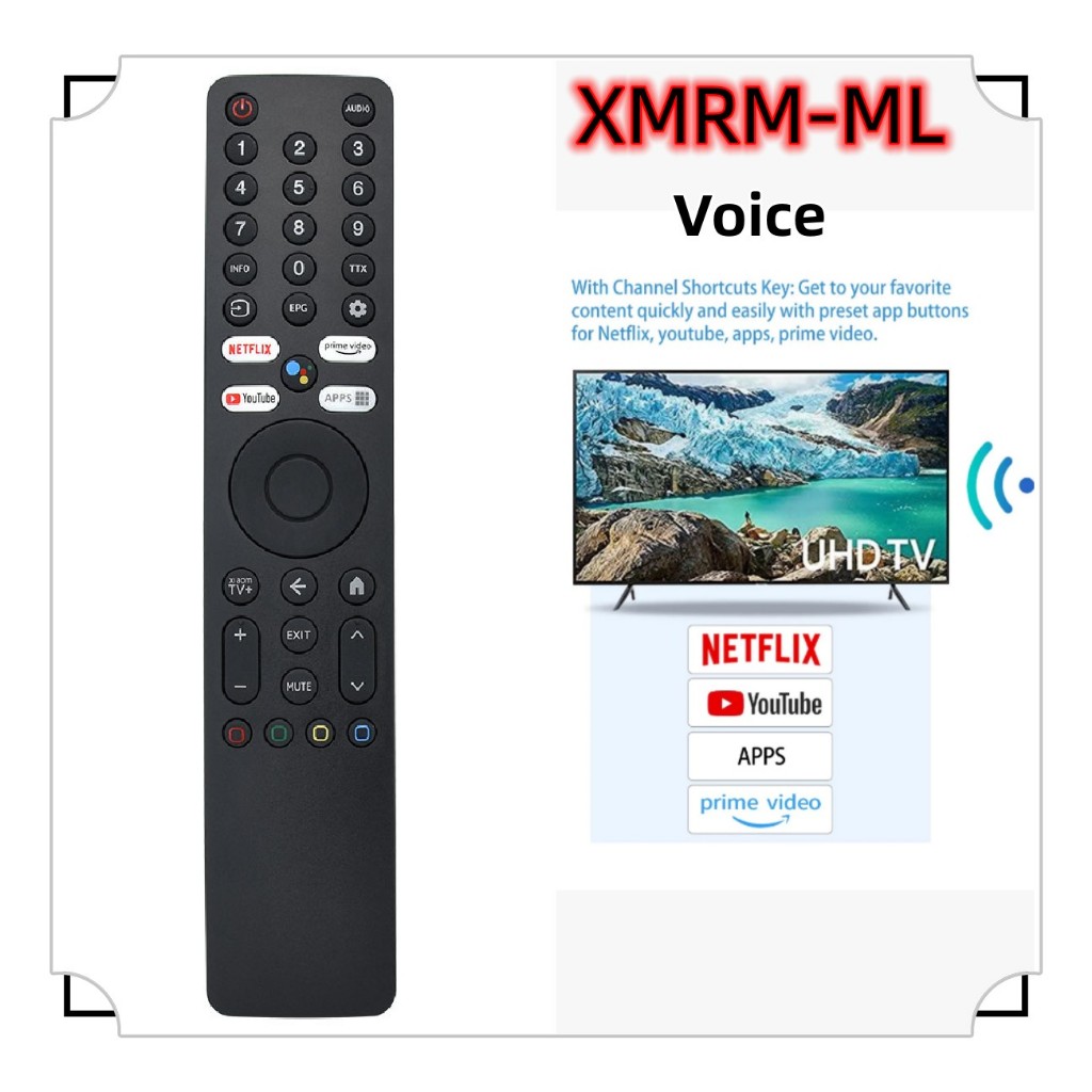 Thích hợp cho điều khiển từ xa bằng giọng nói TV Xiaomi A series ultra 4K 32 inch / 43 inch / 55 inc