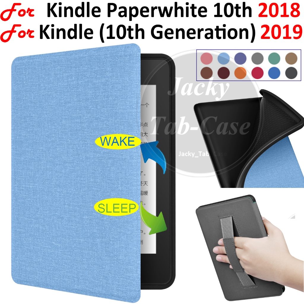 Dành Cho kindle Thế Hệ Thứ 10 / Paperwhite Gen10 eReader 2018 PQ94WIF 2019 J9G29R Vỏ Cầm Tay Vải Mềm