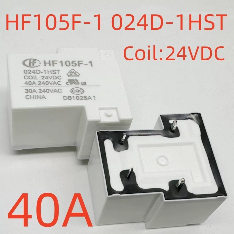 Rơle HF105F-1 024D-1HST 4 chân 30A