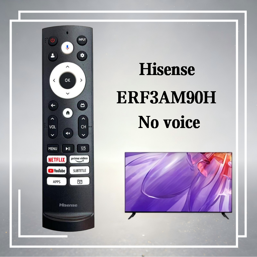 Đa năng cho điều khiển từ xa TV thông minh Hisense Netflix YouTube Prime Video BNIBE6Q 43 / 55 / 65 