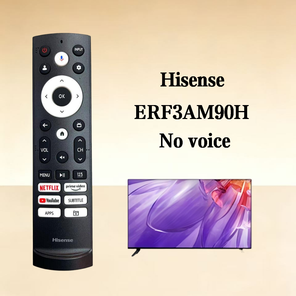 Được sử dụng cho Điều khiển từ xa TV thông minh Hisense Netflix YouTube Prime Video BNIBE6Q 43 / 55 