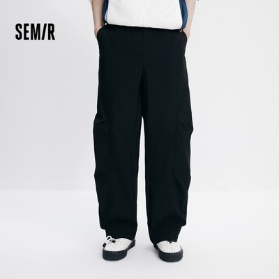 Semir Hơi Nhăn Quần Hàng Hóa Nam Mùa Hè Thư Giãn Thẳng Phong Cách Ngoài Trời Chắc Chắn Dù Thiết Kế