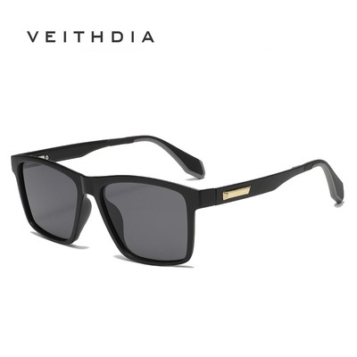VEITHDIA Unisex TR90 Kính Mát Phân Cực Bản Lề Lò Xo Full-Rim Thể Thao Sắc Thái JR9024