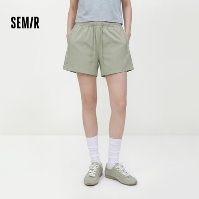 Semir Làm Mát Độ Ẩm Quần Short Nhanh Khô Nữ Mùa Hè Thư Giãn Họa Tiết Dễ Dàng Chăm Sóc Ngoài Trời Thể Thao Đáy