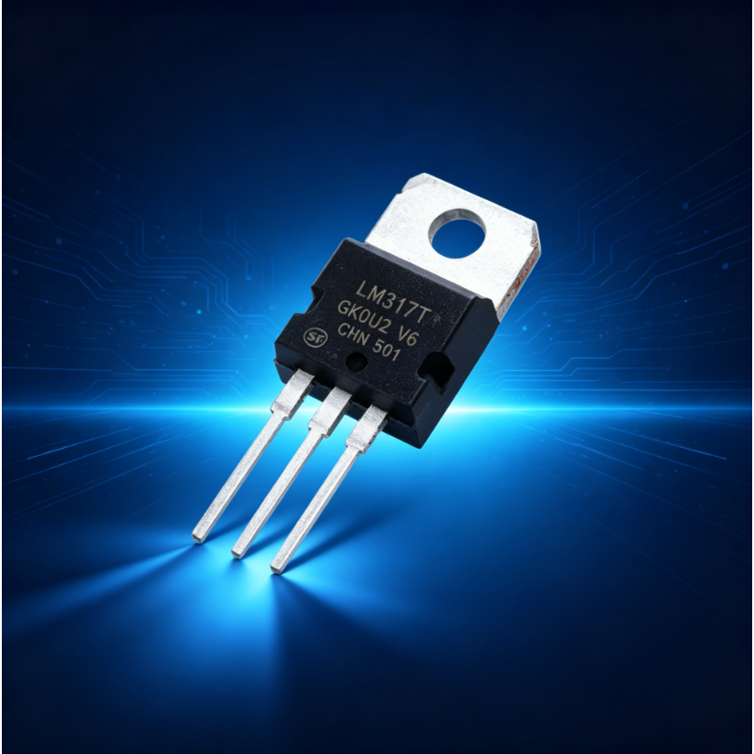 10 Chiếc LM317T TO-220 LM317 LM317T-DG ST 100% Mới Có Thể Điều Chỉnh Điện Áp IC 1.2V Đến 37V 1.5A Tu