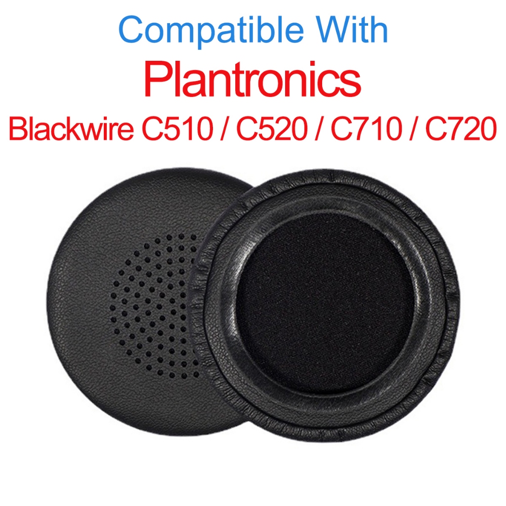 Miếng Đệm Tai Thay Thế Cho Tai Nghe Plantronics Blackwire C510 C520 C710 C720, Đệm Mút Xốp Êm Ái